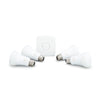 Philips Hue A19 E26 (Medium) LED Smart Bulb Starter Kit Color Changing 60 Watt Equivalence 4 pk