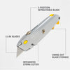 Stanley QuickChange 6-3/8 in. Retractable Utility Knife Gray 1 pk - Deal of The Week