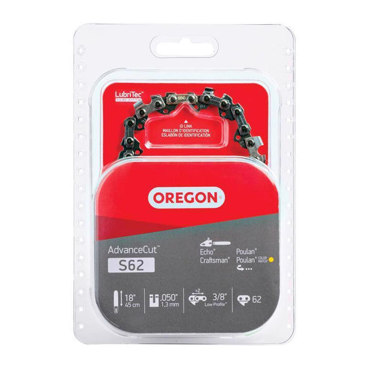 Oregon AdvanceCut S62 18 in. 62 links Chainsaw Chain