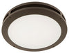 Feit LED 2 in. H X 13 in. W X 13 in. L Brushed Bronze Bronze Ceiling Light
