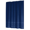 Sttelli Radiance 72 in. H X 72 in. W Navy Shower Curtain Polyester (Pack of 3)