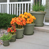 Bloem Terra Living Green Resin UV-Resistant Round Planter 20.25 H x 24 Dia. in.