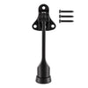 National Hardware Zinc Matte Black Kick-Down Door Holder Mounts to wall 1.63 in. (Pack of 5)