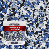 Rust-Oleum Gray Blend Indoor/Outdoor Decorative Color Chips 1 lbs. (Pack of 6)