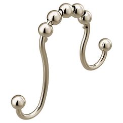 POLISHED NICKEL SHOWER CURTAIN RINGS