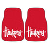 University of Nebraska Script Carpet Car Mat Set - 2 Pieces