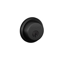 Schlage Matte Black Metal Single Cylinder Deadbolt - Open Box