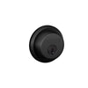 Schlage Matte Black Metal Single Cylinder Deadbolt - Open Box