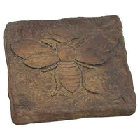 Athens Stonecasting Beige/Brown Concrete 2 in. H Bee Stepping Stone (Pack of 5)