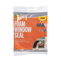 M-D Building Products Gray Foam Weather Stripping Tape For Doors and Windows 204 in. L X 0.25 in. - Deal of The Week