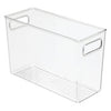 iDesign Clear Organizer Bin 12 in. H X 8 in. W X 5 in. D