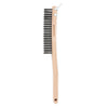 Warner 15 in. L Carbon Steel Wire Brush with Scraper (Pack of 6)