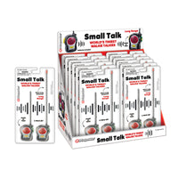 Playmaker Toys Small Talk World Tiniest Walkie Talkies Toy Metal 2 pc (Pack of 12)