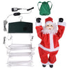 Mr. Christmas LED Climbing Rope Santa 18 in. Yard Decor