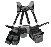 McGuire-Nicholas 30 pocket Ballistic Nylon Foam Suspension Rig 3.5 in. L X 16 in. H Gray 53 in.