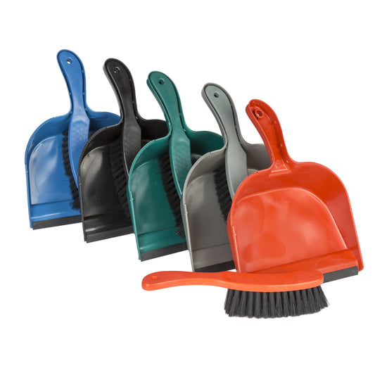 Good Old Values Plastic Handheld Dustpan and Brush Set (Pack of 24)