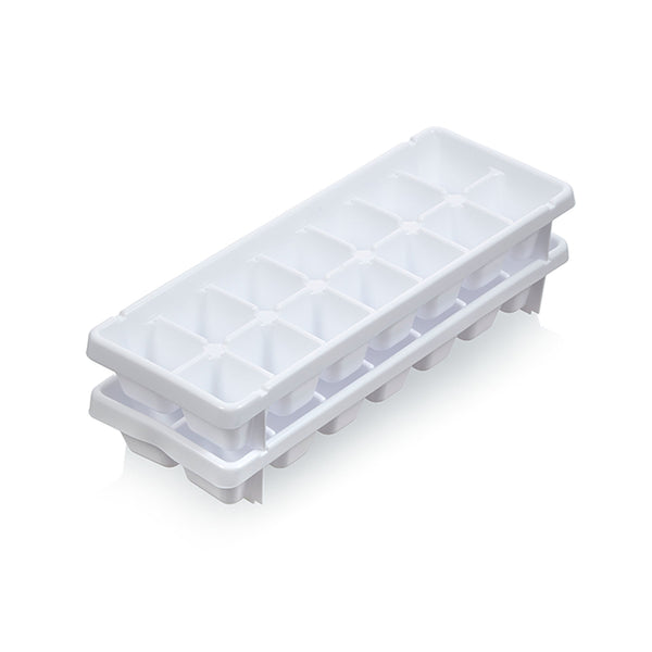 Arrow Home Products Eezy Out 11 in. W X 4 in. L White Plastic Ice Cube Tray (Pack of 12)