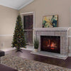 Holiday Bright Lights 1-2 Tree 7 ft. Pencil LED 500 ct Highland Green Spruce Color Changing Christma