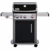 Weber Spirit E 330 Propane Gas Grill 3 Burner with Sear Station and Side Burner Freestanding