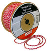 Lehigh Group RWSBP582 5/8" X 200' Red & White Polypropylene Solid Braid Derby Rope