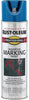 Rust-Oleum Professional Caution Blue Inverted Marking Paint 15 oz (Pack of 6).