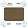 Gel Pro 20 in. W X 30 in. L Khaki Polyurethane Foam Anti Fatigue Mat