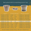 Bloem Llc Tr1283 13 Pebble Stone Terra Pot Planter