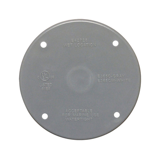 Sigma Engineered Solutions Round Plastic Flat Box Cover