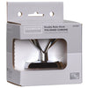 Oakbrook Collection Small Chrome Zinc 2 in. L Double Hook 30 lb 1 pk