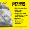 Glad ForceFlex Plus 20 gal Fresh Trash Bags Drawstring 30 pk