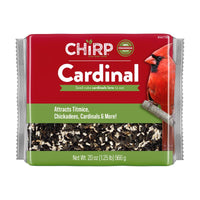 Chirp Cardinal Wild Bird Seed Cake 20 oz (Pack of 6)