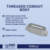 Sigma Electric ProConnex 3/4 in. D Die-Cast Aluminum Conduit Body For Rigid 1 pk