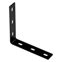 Corner Brace, Black Steel, 7.1-In. (A)