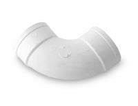 NDS Schedule 35 3 in. Hub each X 3 in. D Hub PVC Elbow 1 pk