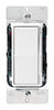 Leviton Decora White Thermoplastic/Metal 1200W 1/3-Pole Full Range Rocker Slide Dimmer Switch