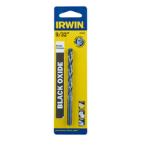 Irwin 9/32 in. X 4-1/4 in. L High Speed Steel Drill Bit Straight Shank 1 pc