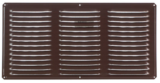 Air Vent 8 in. H x 16 in. W x 8 in. L Brown Aluminum Undereave Vent (Pack of 24)