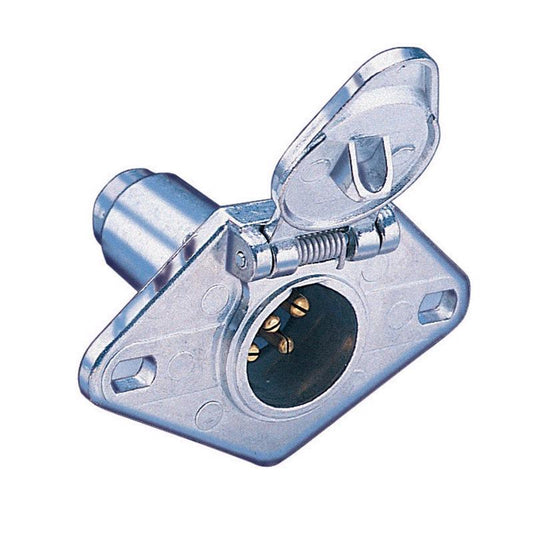 Hopkins 6 Round Vehicle Connector 6.9 in.