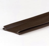 M-D Brown Vinyl Non-Self Adhesive Replacement Threshold Insert for Door 3 L in.