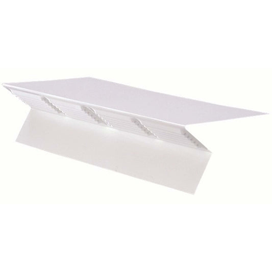 Amerimax 5.75 in. W X 10 ft. L Aluminum Vented Roof Edge White (Pack of 20)