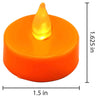 Magic Seasons Orange No Scent Flameless LED Tea Lights 1.5 in. H (Pack of 12)