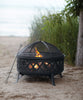 Living Accents Dome Shaped Steel Lattice Coal Fire Pit