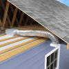 Imperial 25 ft. L X 4 in. D Silver Poly Duct