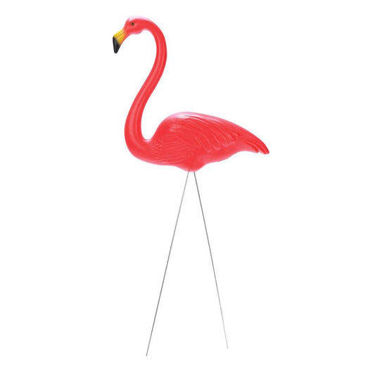 Union Products Pink Plastic Flamingo Outdoor Decoration 18 L x 24 H in.