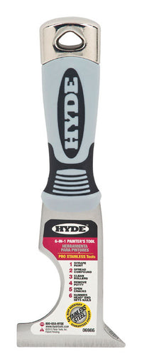Hyde 2-1/2 in. W Stainless Steel 6-in-1 Painter's Tool (Pack of 5)