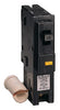 Square D HomeLine 15 amps Plug In Single Pole Circuit Breaker