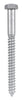 Hillman 1/2 in. X 5-1/2 in. L Hex Hot Dipped Galvanized Steel Lag Screw 25 pk
