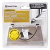 Hampton 5 in. L Silver Stainless Steel Hands-Free Door Pull