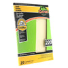 Gator CeraMax Ceramic Fine 220-Grit Multi-Purpose Sandpaper 11 L x 9 W in. (Pack of 25)