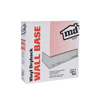 M-D Building Products 4 in. H X 0.08 in. W X 120 ft. L Dry Back Silver Gray Vinyl Wall Base